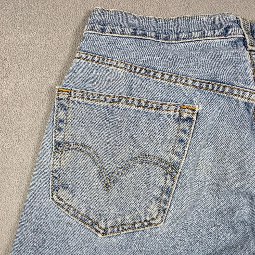 Levi's Jeans Mens W36 L30 Blue Straight Leg Regular‎ Fit 505 Light Wash